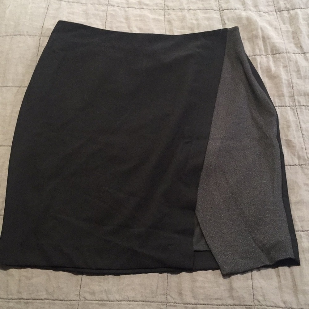 Nwt the limited black pencil skirt front slit